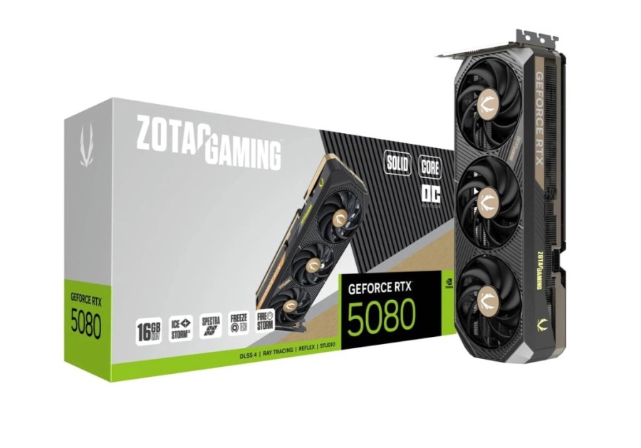 Zotac SOLID CORE OC 16Gb NVIDIA GeForce RTX 5080 (ZT-B50800J2-10P)