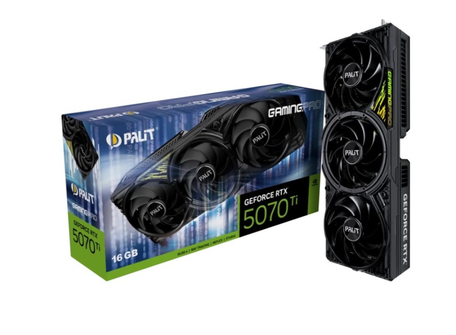 Palit GamingPro 16Gb NVIDIA GeForce RTX 5070 Ti (NE7507T019T2-GB2031A)