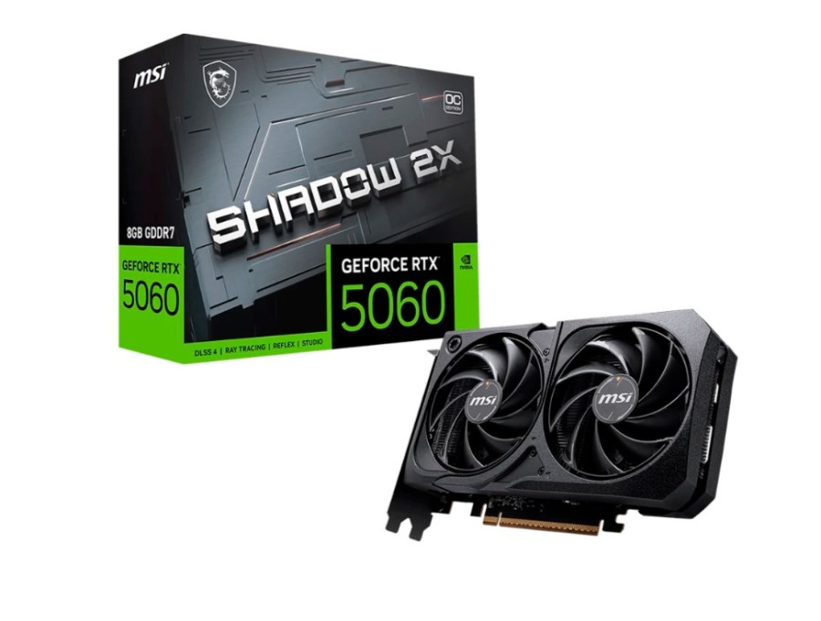 MSI OC 8Gb NVIDIA GeForce RTX 5060 (RTX 5060 8G SHADOW 2X OC)