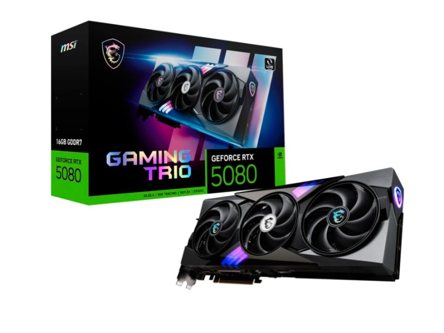 MSI 16Gb NVIDIA GeForce RTX 5080 (RTX 5080 16G GAMING TRIO)