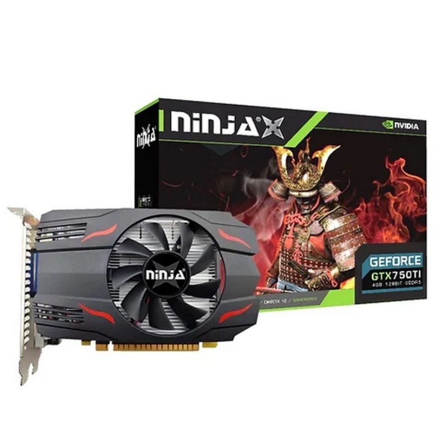 Ninja (Sinotex) GTX750Ti 2GB GDDR5 128bit VGA DVI HDMI 1FAN RTL (NF75TI025F)