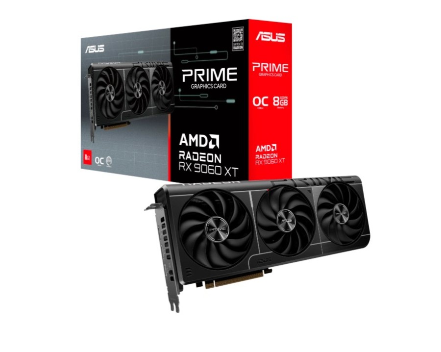 ASUS PRIME OC 8Gb AMD Radeon RX 9060 XT (PRIME-RX9060XT-O8G)