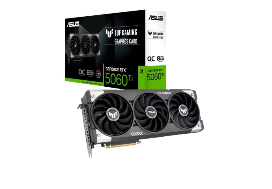 ASUS TUF Gaming OC 8Gb NVIDIA GeForce RTX 5060 Ti (TUF-RTX5060TI-O8G-GAMING)