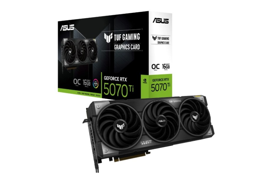 ASUS TUF Gaming OC 16Gb NVIDIA GeForce RTX 5070 Ti (TUF-RTX5070TI-O16G-GAMING)