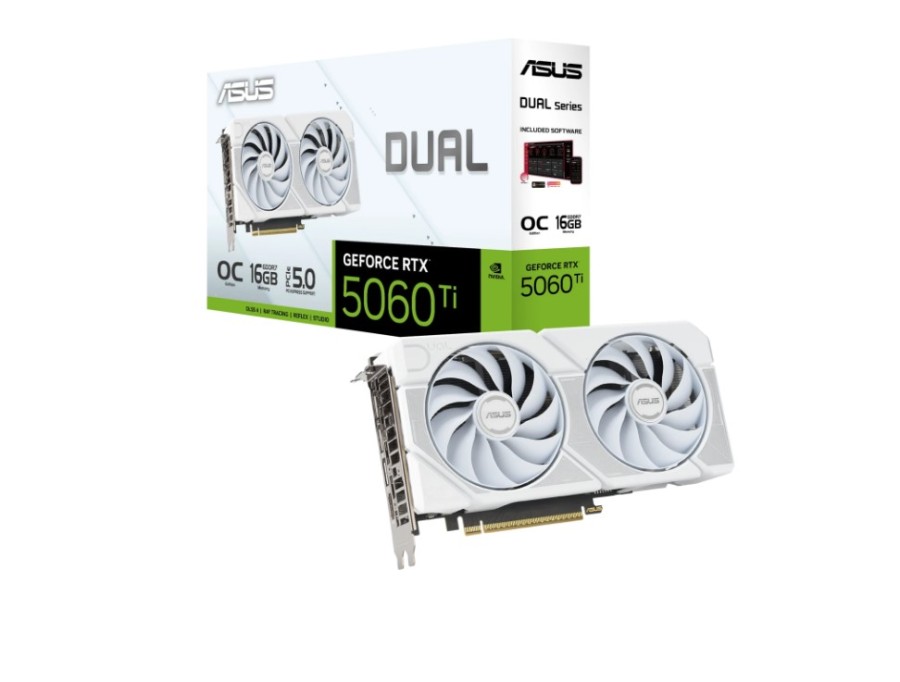 NVIDIA GeForce RTX 5060 Ti (DUAL-RTX5060TI-O16G-WHITE)