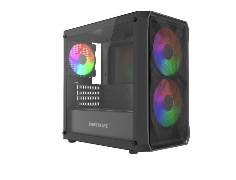 Powercase Mistral Micro A3B ARGB V2 Black (CMMAB-A3-V2)