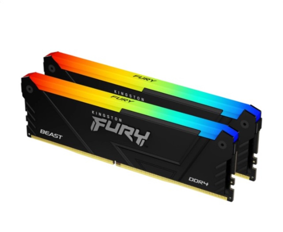 Kingston Fury Beast RGB 32Gb DDR4 3200MHz (2x16Gb KIT) (KF432C16BB12AK2/32WP)
