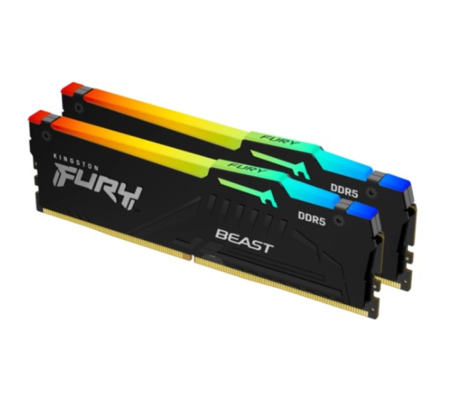 Kingston Fury Beast RGB 64Gb DDR5 5600MHz (2x32Gb KIT) (KF556C40BB2AK2-64)