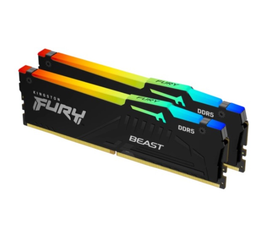 Kingston Fury Beast RGB 64Gb DDR5 5200MHz (2x32Gb KIT) (KF552C40BB2AK2-64)