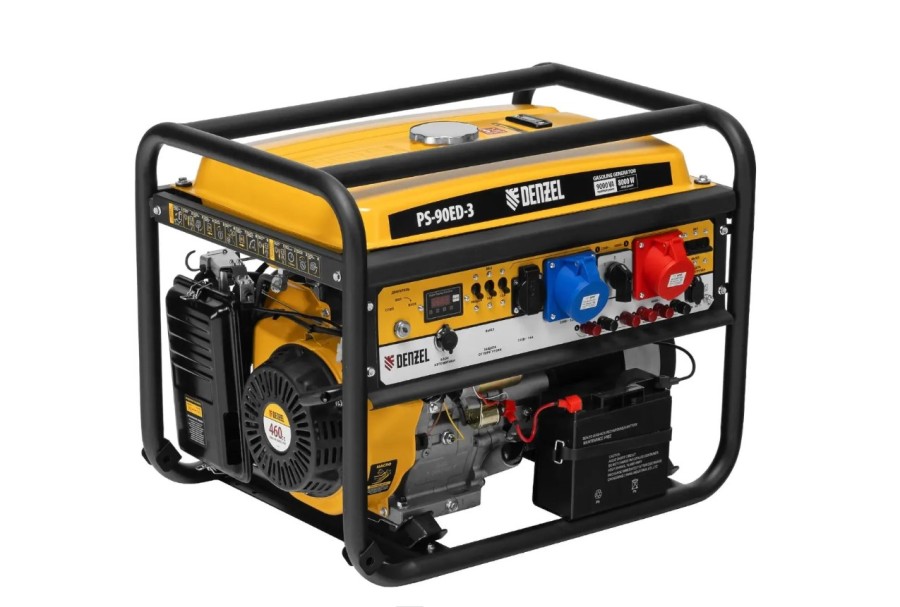 DENZEL PS 90 ED-3, 380/220 В, 9кВт, с АКБ (946944)