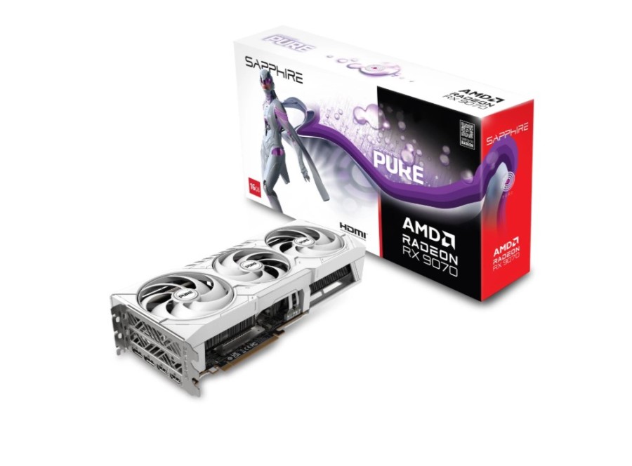 Sapphire Pure OC 16Gb AMD Radeon RX 9070 (11349-02-20G)