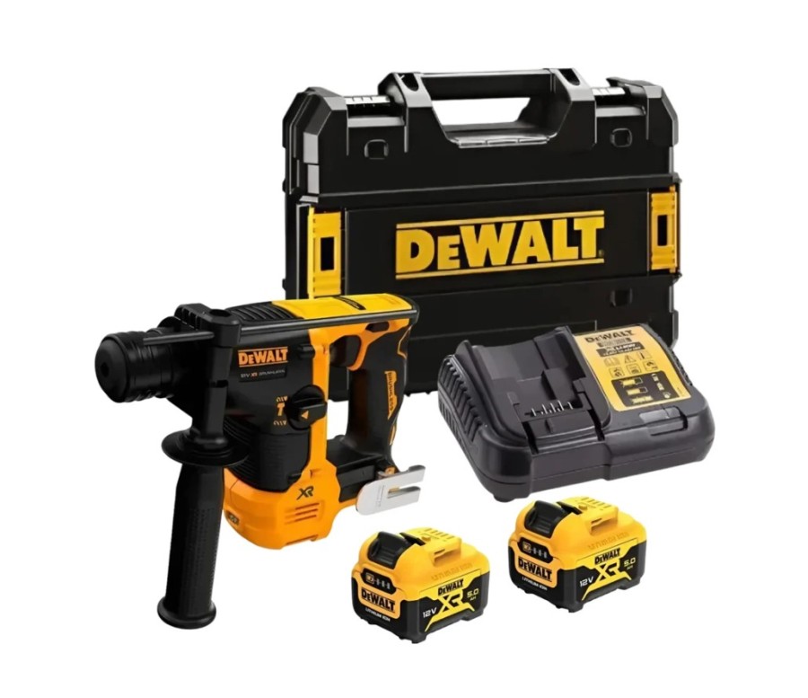 DeWALT с 2 АКБ 5 Ач и ЗУ DCH072P2-QW