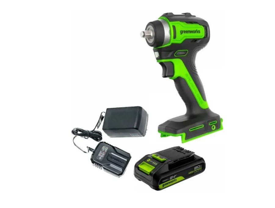 GREENWORKS GD24SDS1K2 Li-Ion, 2Ач (3803607CUA)