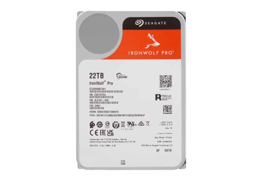 Seagate IronWolf Pro 22Tb SATA-III (ST22000NT001)