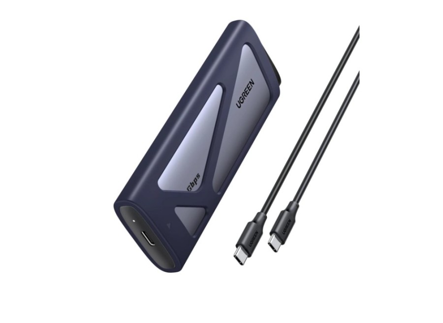 UGREEN NVMe/SATA SSD Enclosure 20Gbps Space Gray M.2 (55150)