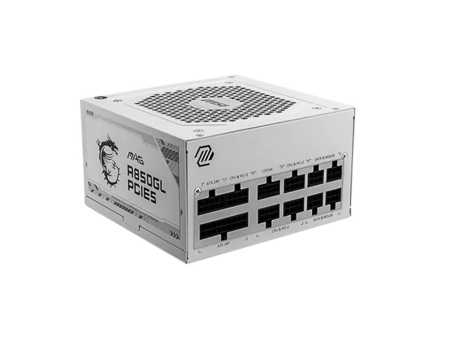 MSI MAG A850GL PCIE5 WHITE 850W (306-7ZP8A24-CE0)
