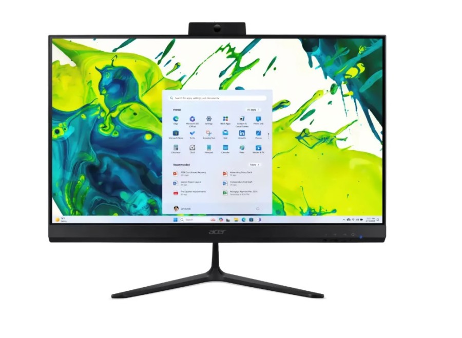 Acer Aspire C27B-GARL Intel Core Ultra 7 255U 1700 МГц/16384 Mb/512 Gb SSD/27" Full HD 1920x1080/DVD нет/Intel Graphics/Eshell (DQ.BT2CD.001) Black