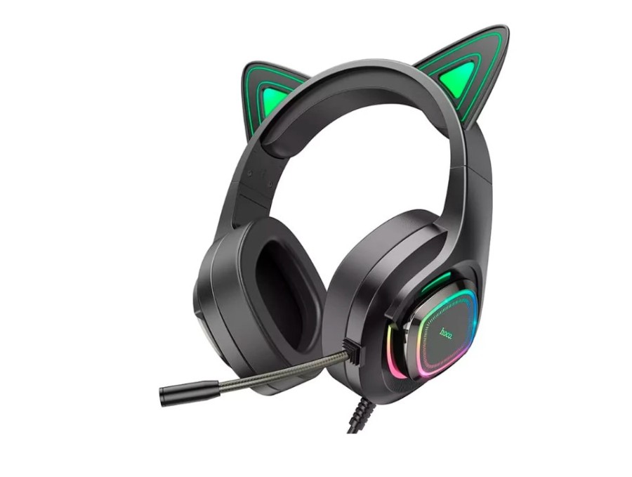Hoco W107 Cute cat Black