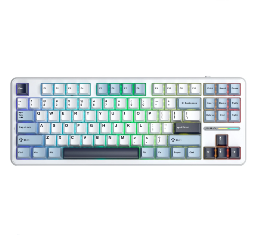 AULA F87 3in1 Blue/White/Purple (6978080503800)