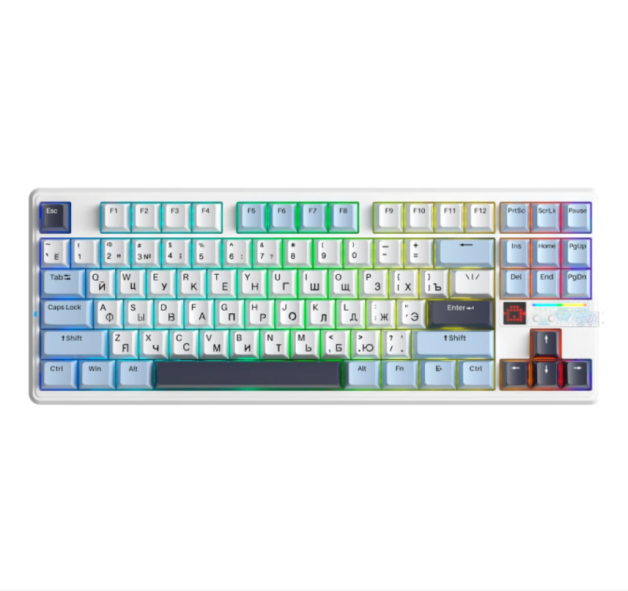 AULA F87 Pro V2 Blue/White/Purple (6978080506481)