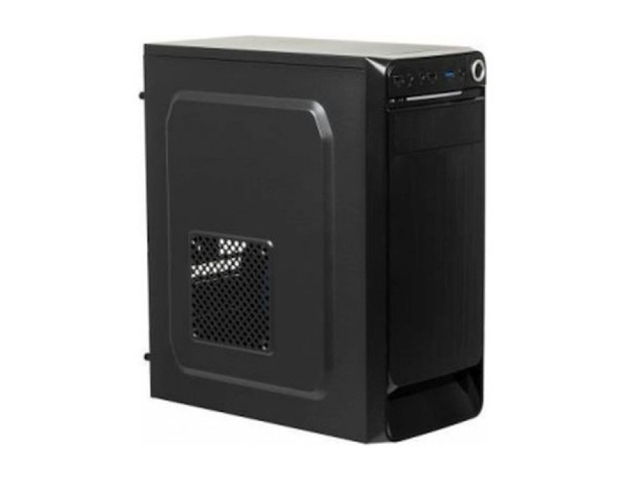 Accord E-01, Midi-Tower, без БП (ACC E-01B) Черный