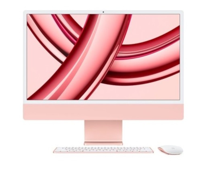 Apple iMac 24" Apple M3 3200 МГц/8192 Mb/256 Gb SSD/24" 4480х2520/Apple M3 10-core/DVD нет/MacOS (MQRT3ZP/A) Pink