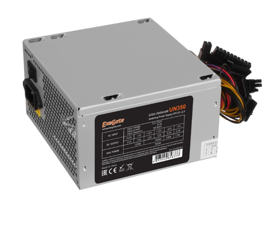 ExeGate UN350 350W (EX244552RUS)