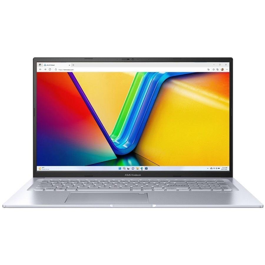 ASUS Vivobook 17X K3704VA-AU138 (90NB1092-M005C0) Intel Core i9 13900H 2600MHz/17.3"/1920x1080/16GB/1024GB SSD/Intel Iris Xe Graphics/Wi-Fi/Bluetooth/Без ОС Silver