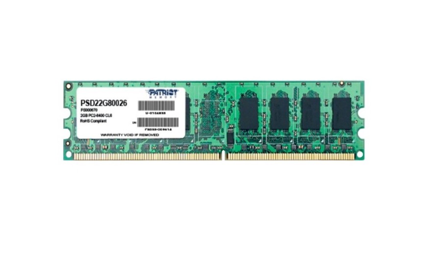 Patriot Memory SL 2 ГБ DDR2 800 МГц DIMM CL6 (PSD22G80026