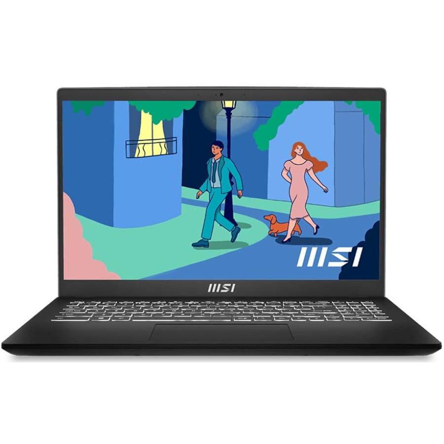MSI Modern 15 MS-15H1 Intel Core i3 1215U 1200MHz/15.6"/1920х1080/16GB/512GB SSD/Intel UHD Graphics/Wi-Fi/Bluetooth/DOS (B12MO-657XBY) Black
