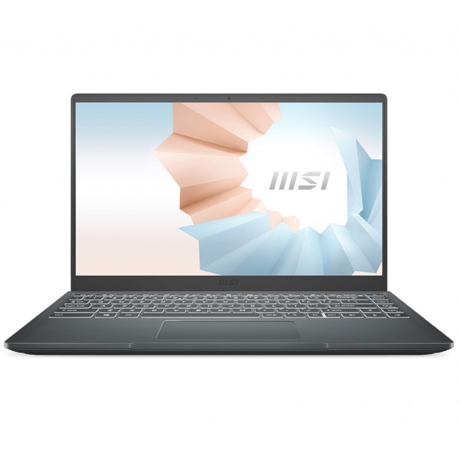 MSI Modern 14 B11MOU-452RU Intel Core i5 1135G7 2400MHz/14"/1920x1080/8GB/512GB SSD/DVD нет/Intel Iris Xe Graphics/Wi-Fi/Bluetooth/Windows 10 Home (9S7-14D314-452) Grey