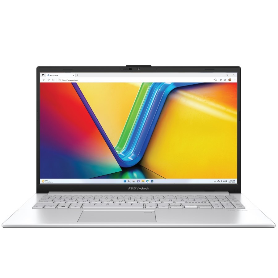 ASUS Vivobook Go 15 E1504GA-BQ527 Intel N100 800MHz/15.6"/1920x1080/8GB/256GB SSD/Intel UHD Graphics/Wi-Fi/Bluetooth/DOS (90NB0ZT1-M00VB0) Silver