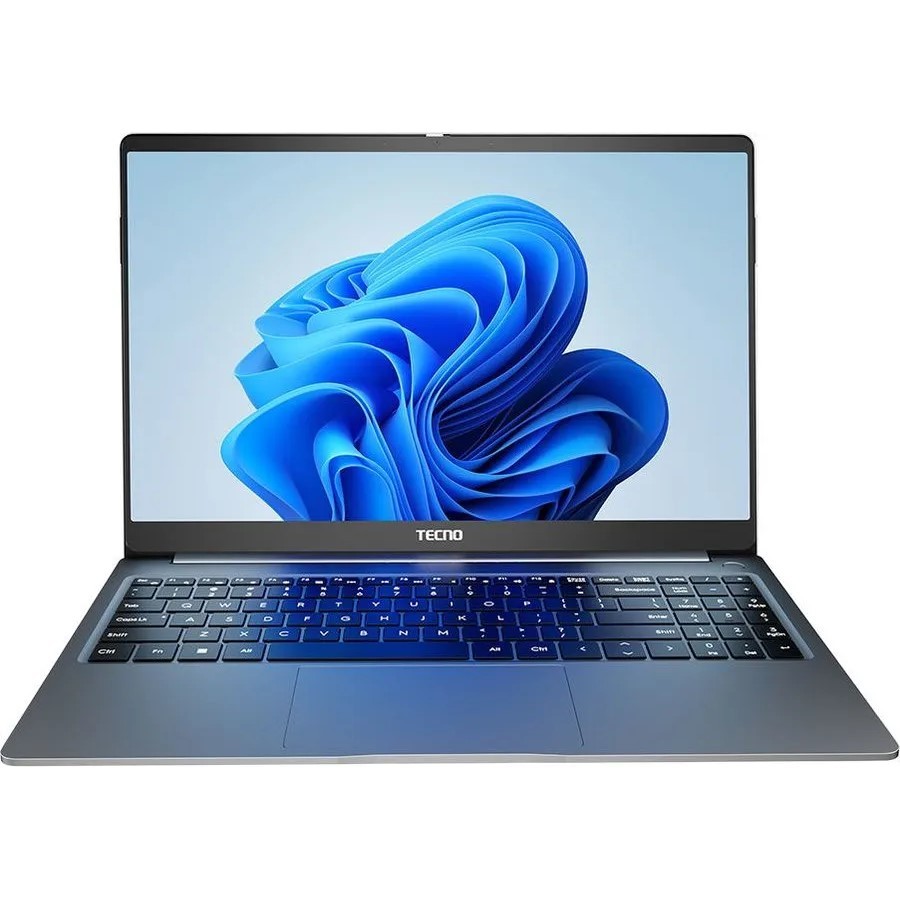 Tecno MegaBook T1 AMD Ryzen 7 5800U 1900MHz/15.6"/1920x1080/16GB/512GB SSD/AMD Radeon Vega 8/Wi-Fi/Bluetooth/Windows 11 Home (71003300140) Grey