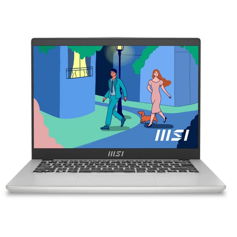 MSI Modern 14 C12MO-1086XRU Intel Core i3 1215U 1200 MHz/14"/1920x1080/16GB/512GB SSD/Intel UHD Graphics/Wi-Fi/Bluetooth/DOS (9S7-14J111-1086) Silver