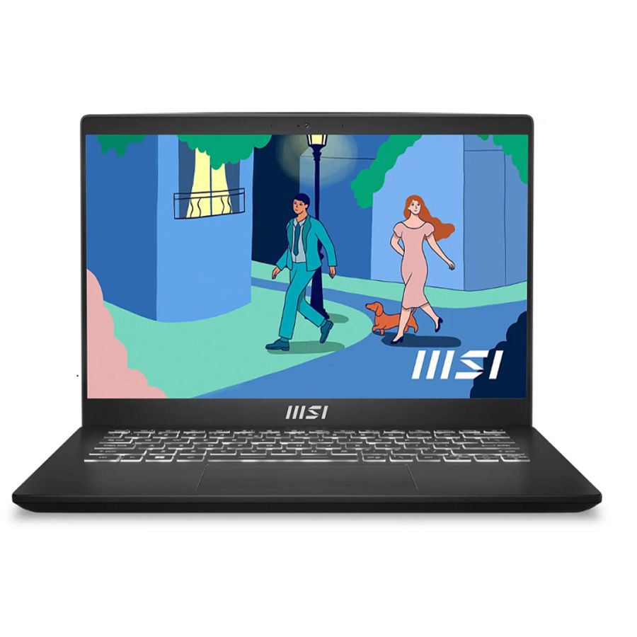 MSI Modern 14 C7M-250XRU AMD Ryzen 5 7530U 2000 MHz/14"/1920x1080/16GB/512GB SSD/AMD Radeon Vega 7/Wi-Fi/Bluetooth/DOS (9S7-14JK12-250) Black