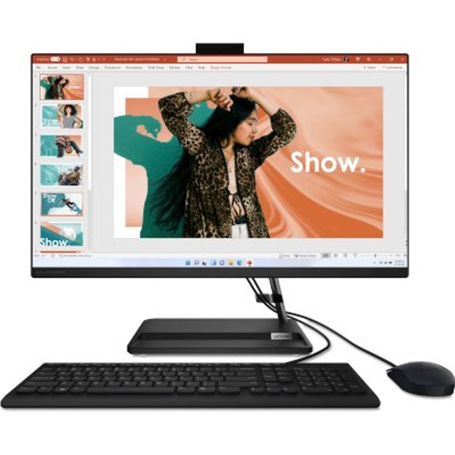 Lenovo IdeaCentre AIO 3 27IAP7 Intel Core i5 13420H 2100 МГц/16384 Mb/512 Gb SSD/27" Full HD 1920x1080/DVD нет/Intel UHD Graphics/Без ОС (F0GJ00VDRK) Черный