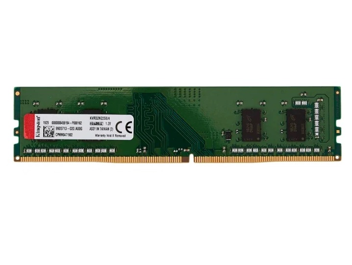 DDR4 Kingston 4ГБ 1 шт.  3200MHz (KVR32N22S6/4)