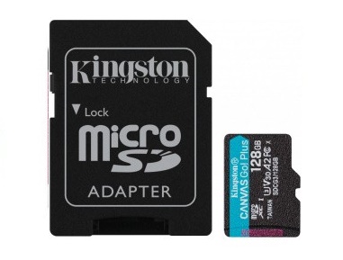 128Gb MicroSD Kingston Class 10 + SD адаптер (SDCG3/128GB)