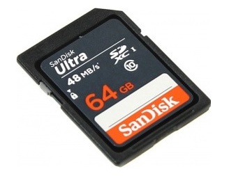 64Gb SanDisk Ultra SDXC Class 10 (SDSDUNB-064G-GN3IN)