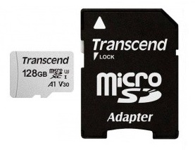 128Gb MicroSD Transcend Class 10 + адаптер (TS128GUSD300S-A)