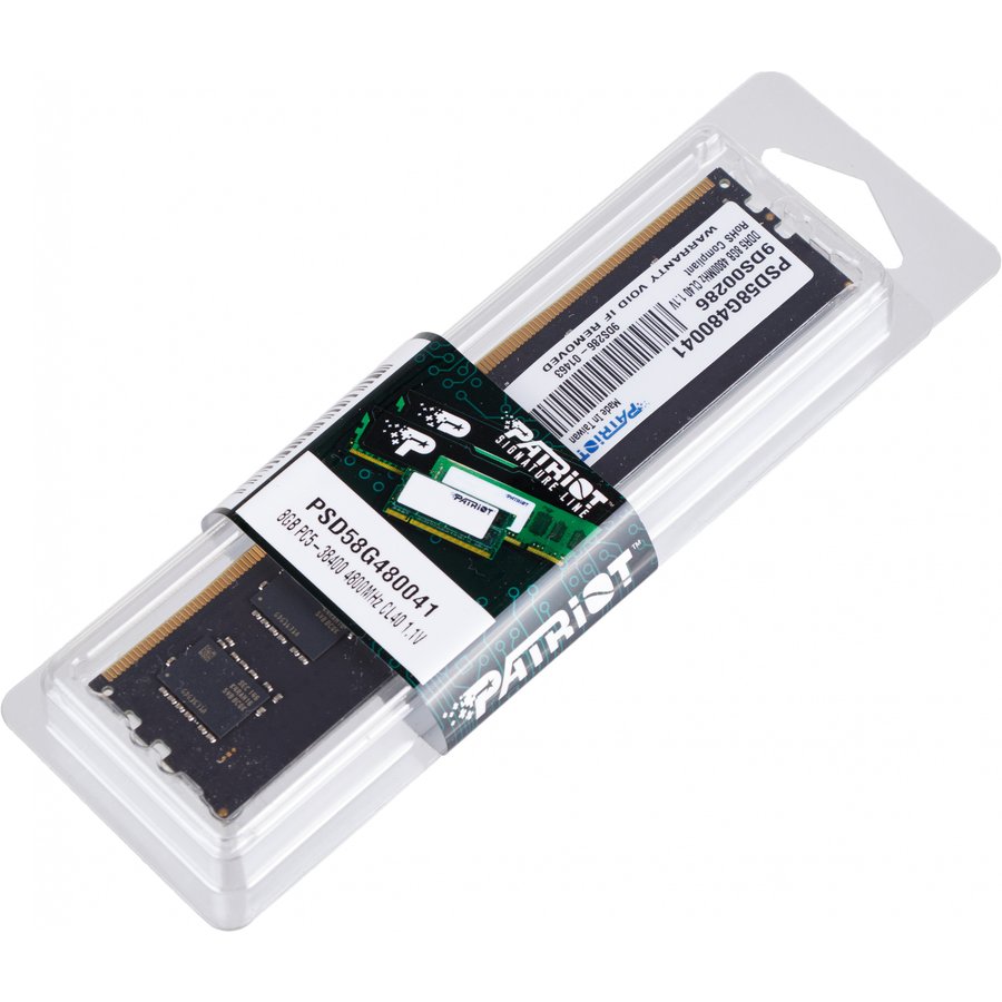 Patriot Memory 8GB 1шт. DDR5 DIMM (PSD58G480041)