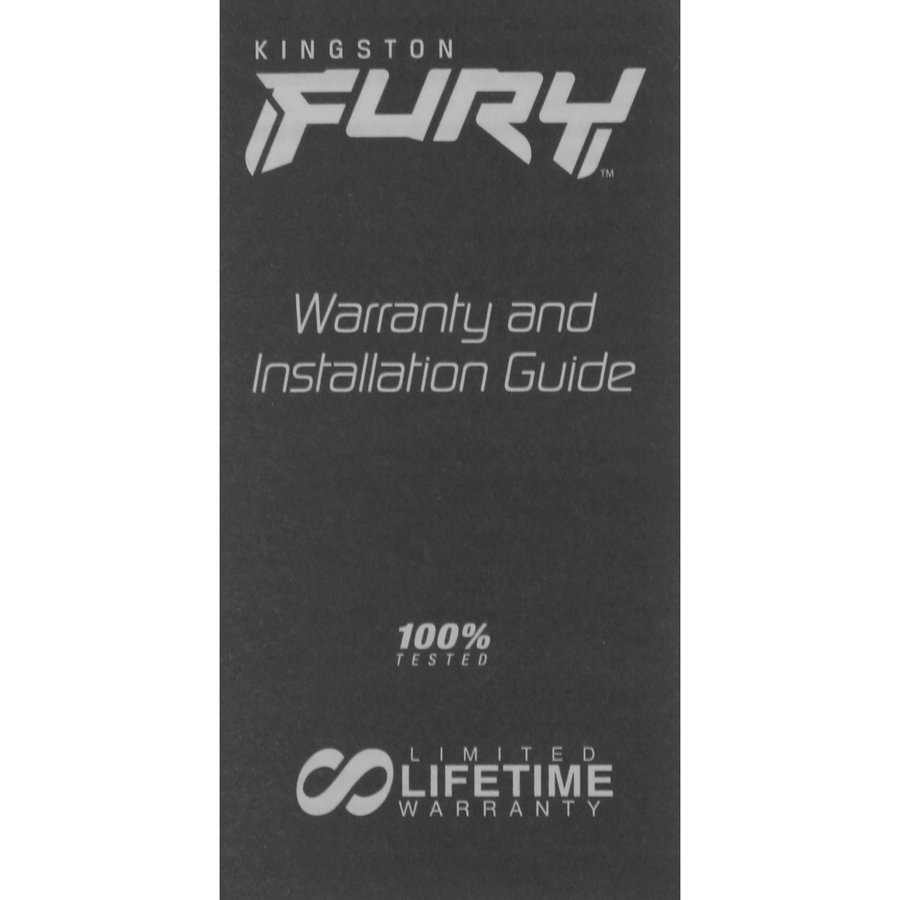 Kingston Fury Beast 8 ГБ DDR5 CL40 DIMM (KF556C40BB-8)