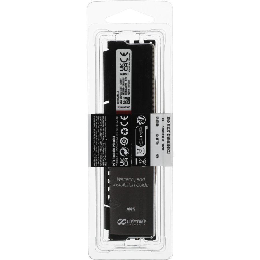 Kingston Fury Beast 8 ГБ DDR5 CL40 DIMM (KF556C40BB-8)