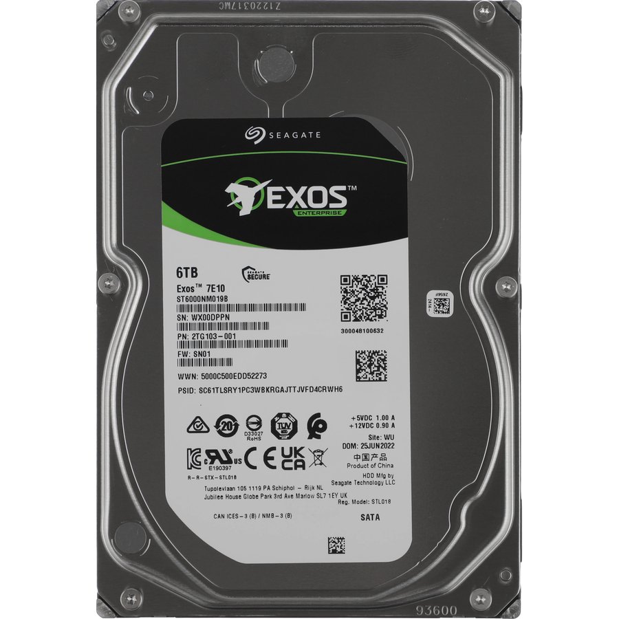 Seagate Exos 7E10 6Tb SATA-III (ST6000NM019B)