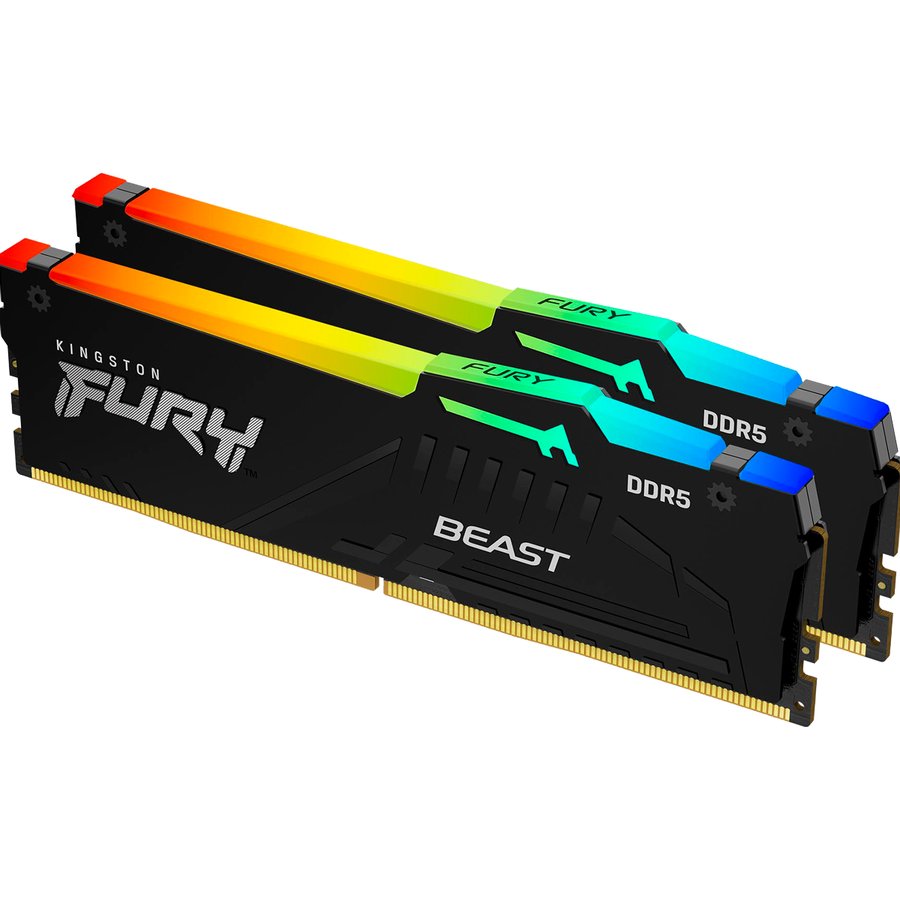 Kingston Fury Beast RGB 32Gb DDR5 5200MHz (2x16Gb KIT) (KF552C40BBAK2-32)