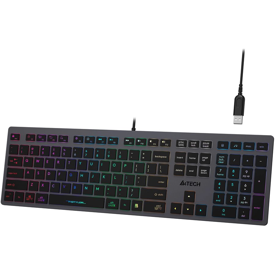 A4Tech FX60H (FX60H GREY/NEON) GREY/NEON