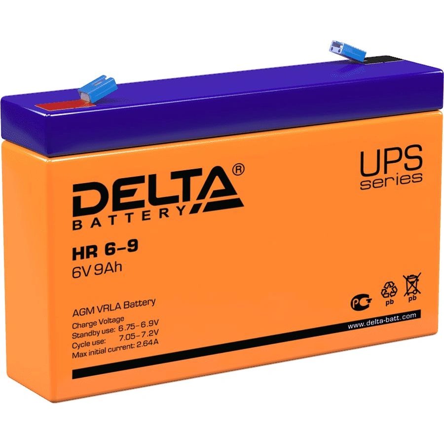 Delta HR 6-9 6В, 9Ач, 151/34/100 (HR 6-9)