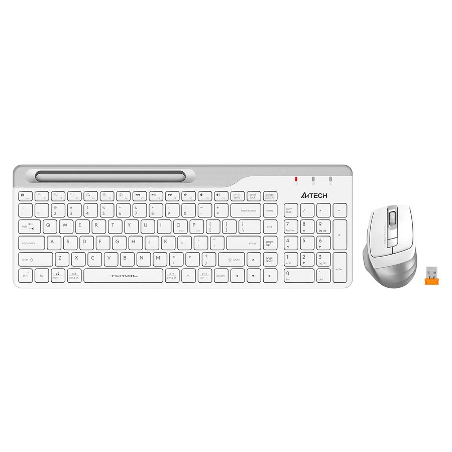 A4TECH Fstyler FB2535C, USB, беспроводной (FB2535C ICY WHITE)