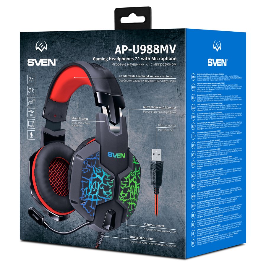 SVEN AP-U988MV (SV-014780) Black
