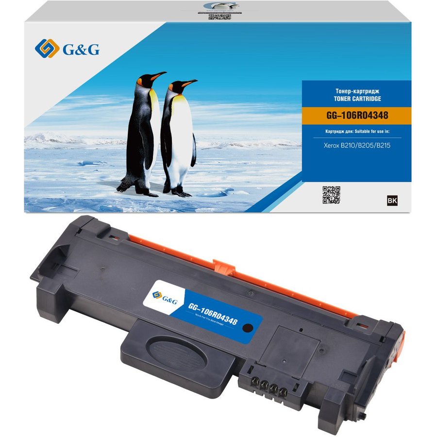 G&G GG-106R04348 Черный (3000 стр) для Xerox B205, B210, B215